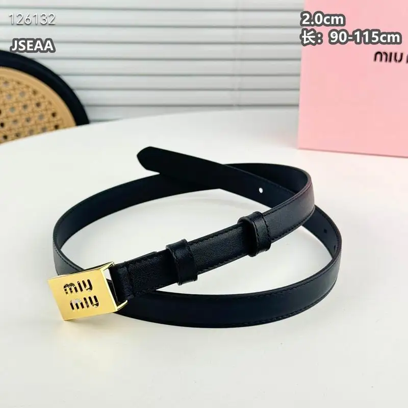Miumiu belt 20mmX90-115cm 8L07